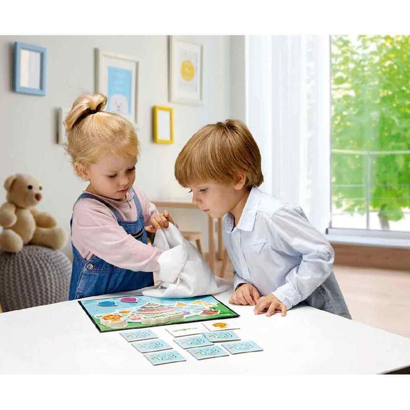 Tom´s Party es un juego cooperativo para niños pequeños de la editorial Cayro