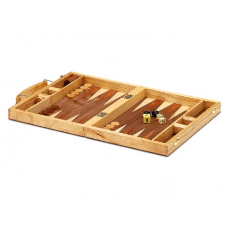 Backgammon marquetería un juego de madera de Cayro