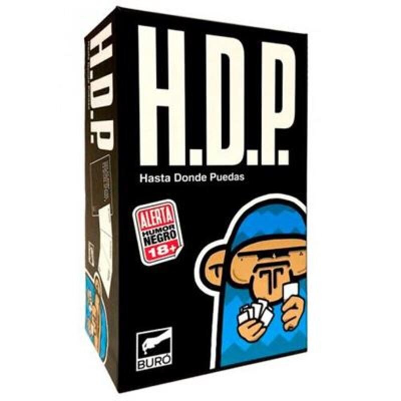 H.D.P - HASTA DONDE PUEDAS un juego de preguntas y respuestas absurdas editado por Buró
