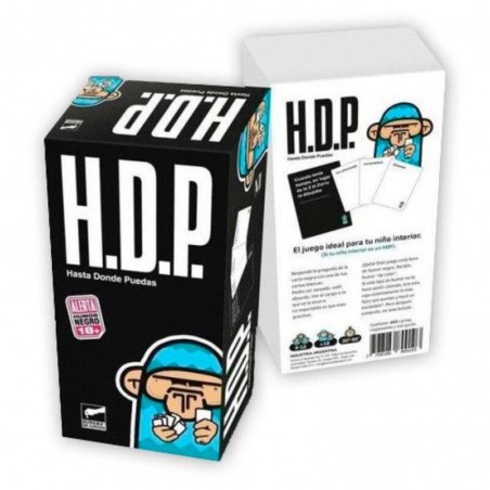 H.D.P - HASTA DONDE PUEDAS un juego de preguntas y respuestas absurdas editado por Buró