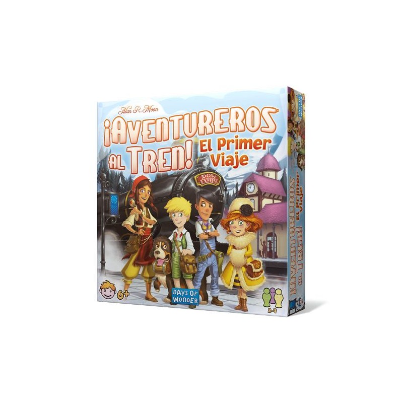 Versión infantil del clásico juego Aventureros al Tren. Editado por Days of Wonders.