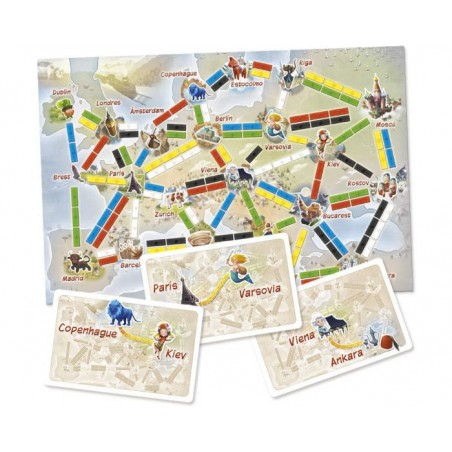 Versión infantil del clásico juego Aventureros al Tren. Editado por Days of Wonders.