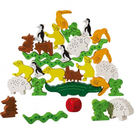 Animal sobre Animal es un juego de equilibrio de HABA