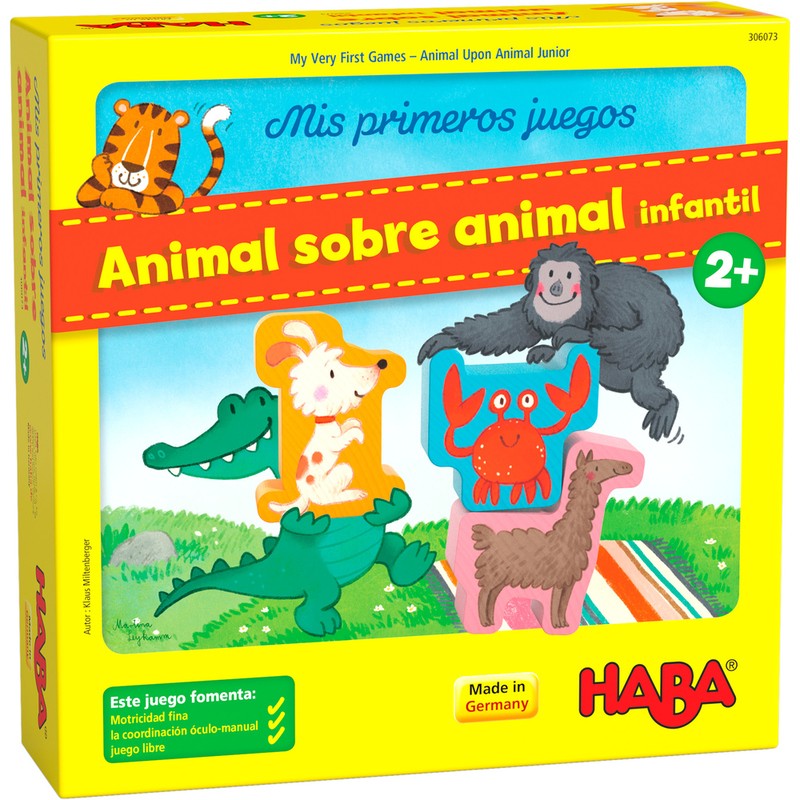 Animal sobre Animal infantil un juego de equilibro de HABA para los más pequeños