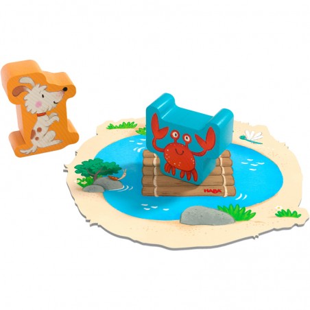 Animal sobre Animal infantil un juego de equilibro de HABA para los más pequeños