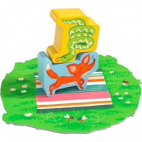 Animal sobre Animal infantil un juego de equilibro de HABA para los más pequeños