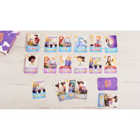 Nobel Run un juego de construcción de mazos editado por Tranjis Games