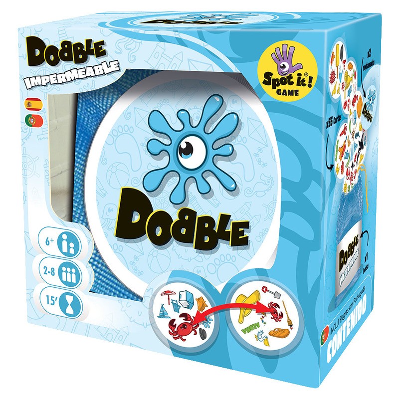 Dobble Waterproof es la versión resistente al agua del juego Dobble