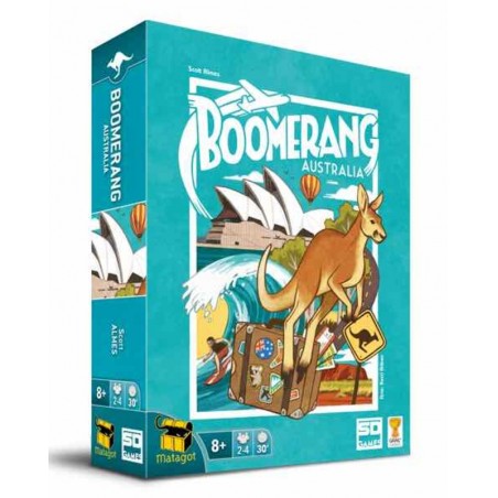 Boomerang Australia un Roll & Write editado por Sd Games.