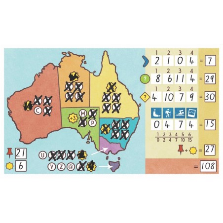 Boomerang Australia un Roll & Write editado por Sd Games.