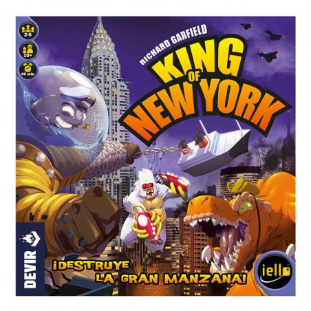 King of New York un juego de tirada de dados y conquista editado por Devir