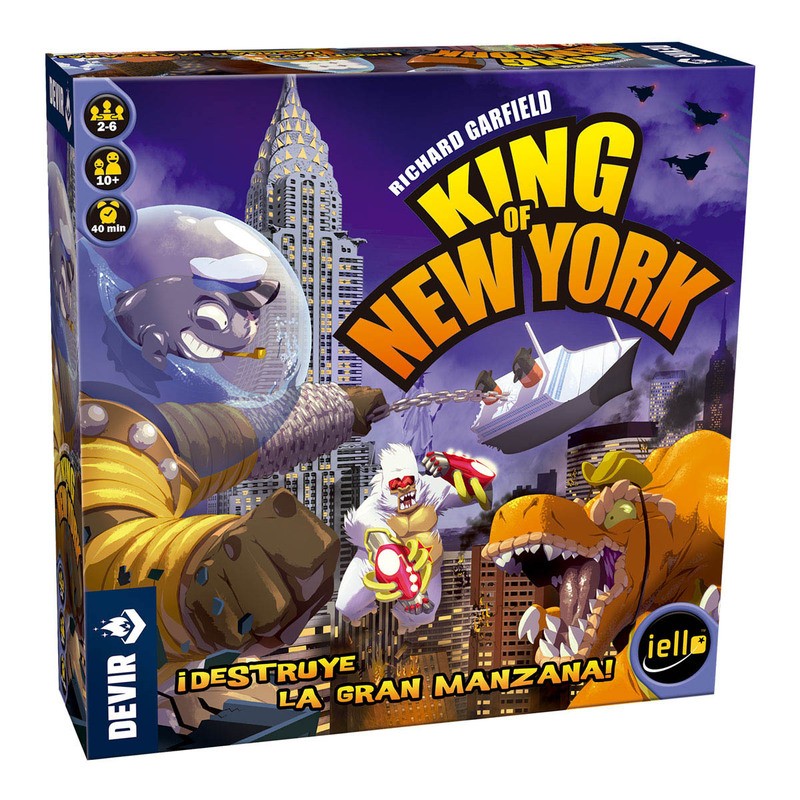 King of New York un juego de tirada de dados y conquista editado por Devir