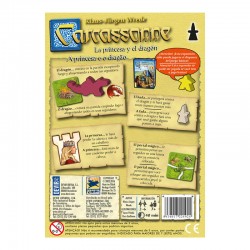 Carcassonne la Princesa y el Dragón una expansión del juego Carcassonne. Editado por Devir. 2