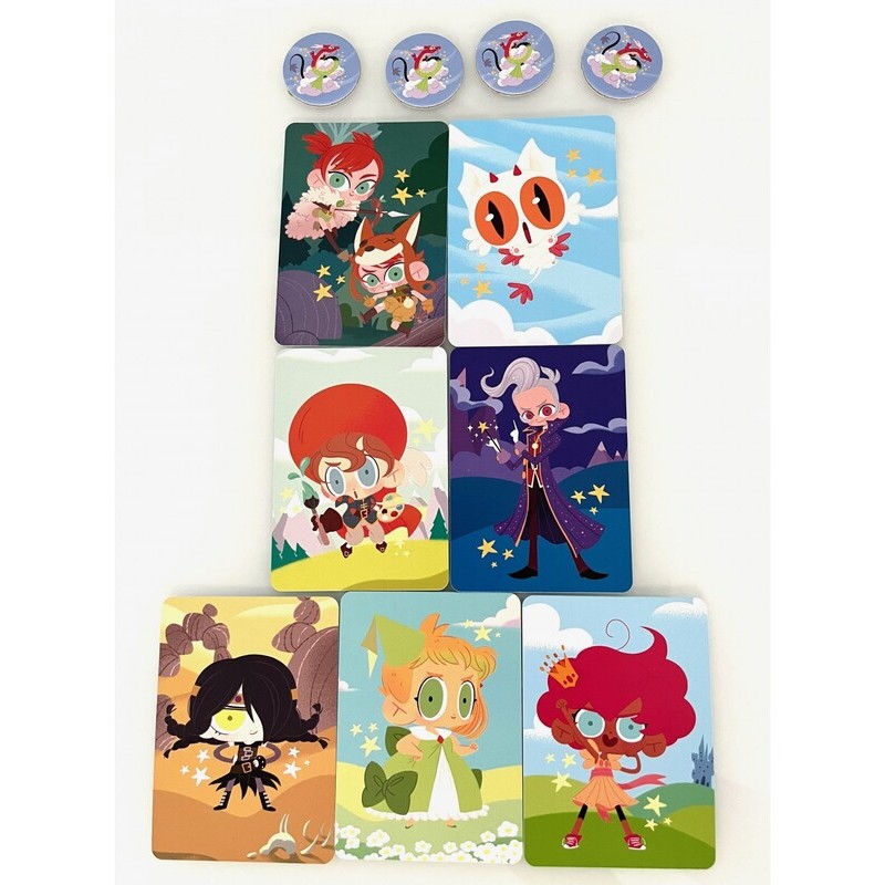 Princesas Dragón un juego de carta familiar editado por Atomo Games