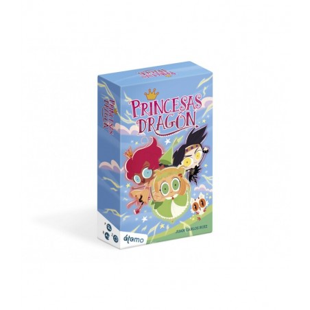 Princesas Dragón un juego de carta familiar editado por Atomo Games