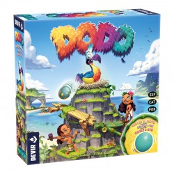 Dodo es un juego cooperativo de memoria, rapidez y habilidad, ideal para niños a partir de 6 años. Editado por Devir.