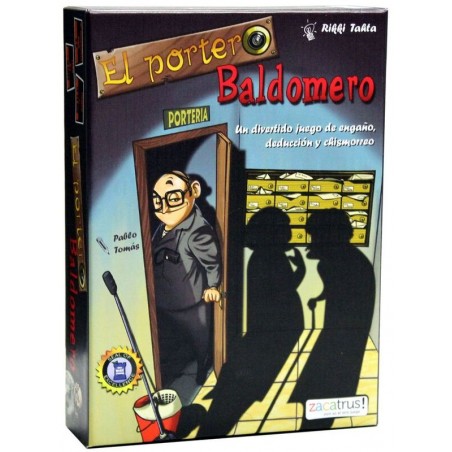 El Portero Baldomero es un divertido juego de roles ocultos editado por Zacatrus.