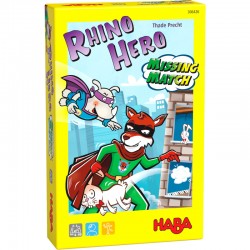 Rhino Hero es un divertido juego de atención y memoria editado por HABA.