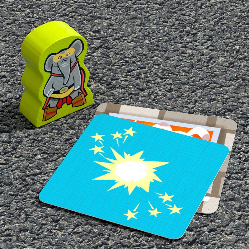 Rhino Hero es un divertido juego de atención y memoria editado por HABA.