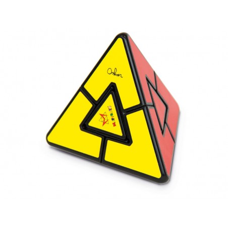 Pyraminx duo es un rompecabezas de RecentToys