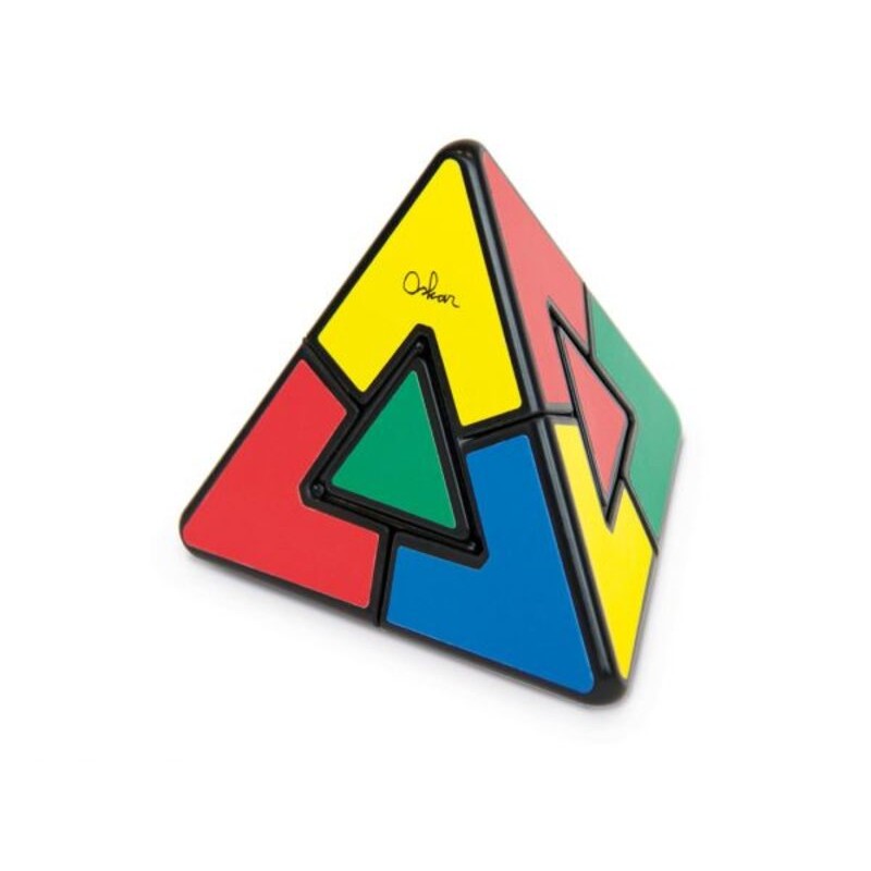 Pyraminx duo es un rompecabezas de RecentToys