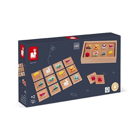 Janod nos presenta un precioso juego de madera para jugar en familia