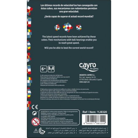 Cubo 3x3 Axis es un estupendo cubo de Cayro.