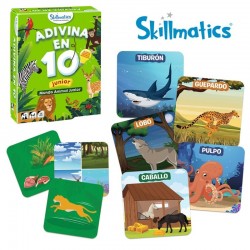 Adivina en 10: Mundo Animal junior es un juego de cartas para que los más peques se diviertan y aprendan, 2