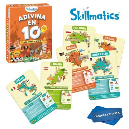 Adivina en 10: Países del mundo, es un juego de preguntas y respuestas editado en España por Lúdilo.