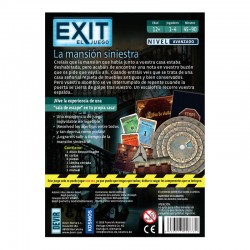Exit: La Mansión siniestra es un juego de escape room de dificultad avanzada, editado por Devir 2