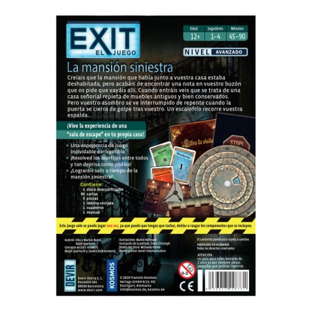 EXIT: LA MANSION SINIESTRA