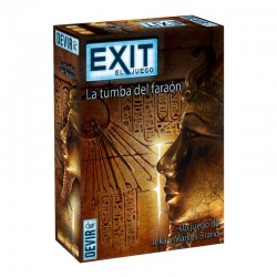 Exit la Tumba del faraón es un juego de escape room nivel experto, editado por Devir.