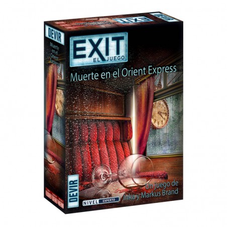 Exit: muerte en el Orient Express es un juego de escape room nivel experto editado por Devir.