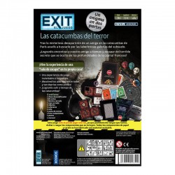 Exit: Las Catacumbas del Terror es un juego de escape room nivel avanzado, editado por Devir. 2