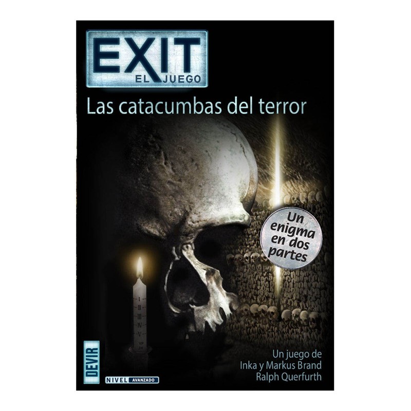 Exit: Las Catacumbas del Terror es un juego de escape room nivel avanzado, editado por Devir.