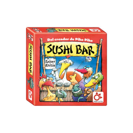 Sushi Bar es un divertido juego de tentar la suerte con dados editado por Mercurio