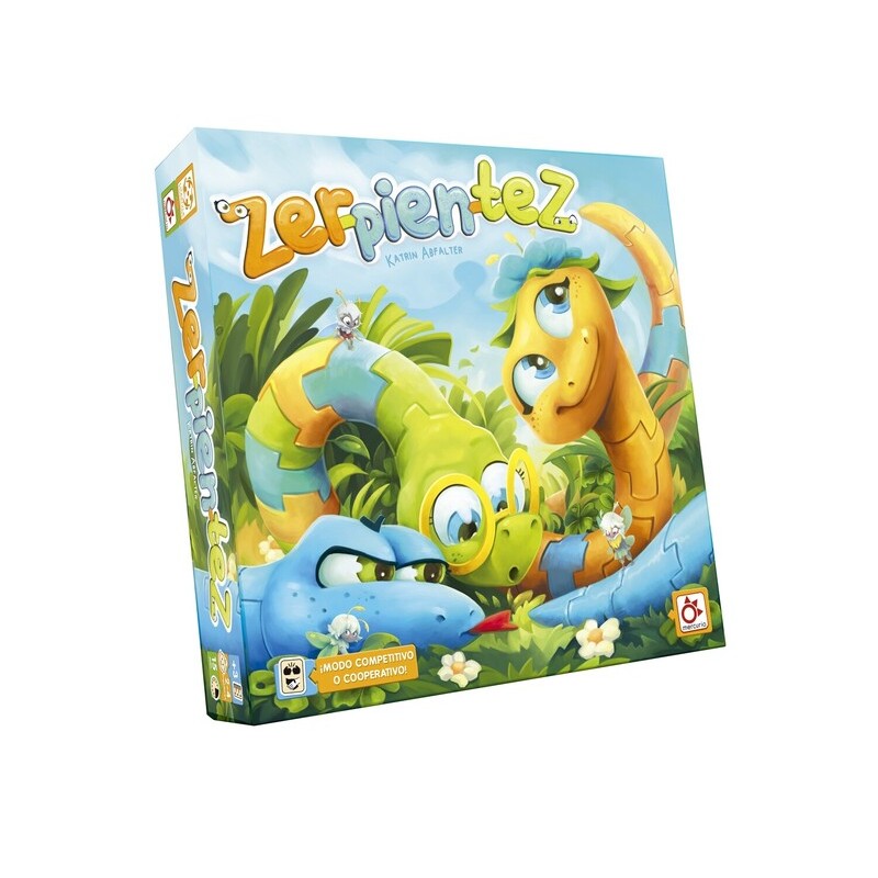 Zerpientez es un juego para niños a partir de 3 años editado por Mercurio.