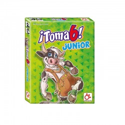 Toma 6 Junior adapta el juego Toma 6 a niños a partir de 5 años. Editado por Mercurio