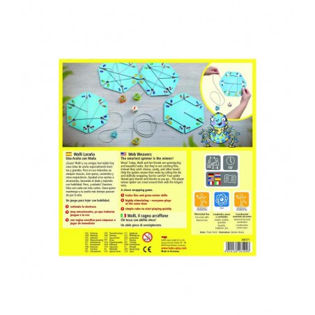 Walli Laraña es un juego de habilidad para niños a partir de 3 años editado por HABA.