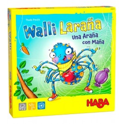 Walli Laraña es un juego de habilidad para niños a partir de 3 años editado por HABA.