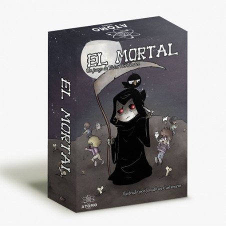 El Mortal es un divertido juego de cartas en el que tendrás que evitar las cartas de muerte. Editado por Átomo Games