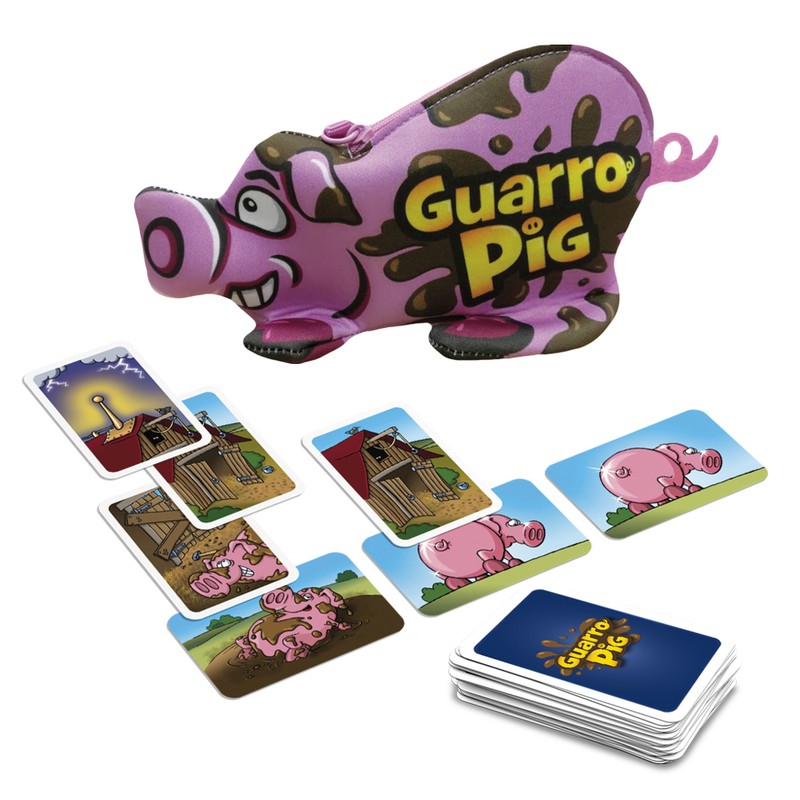 Guarro Pig es un juego de cartas familiar editado por Mercurio.