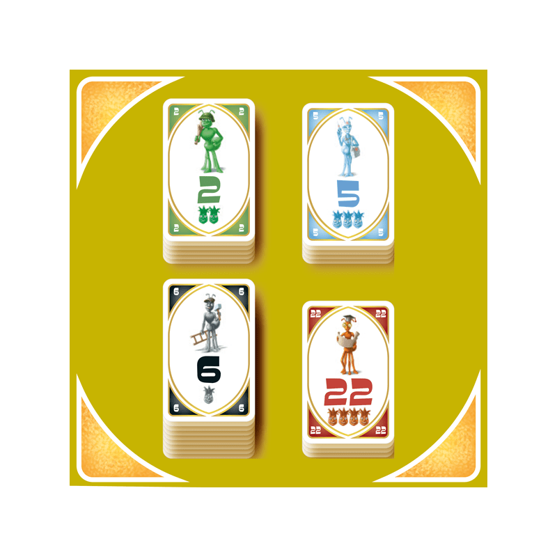 111 Hormigas es un juego de bazas de cartas con hormigas