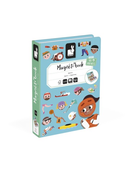 Magnetibook deportes es un juego con imanes para los más peques de la casa