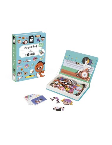 Magnetibook deportes es un juego con imanes para los más peques de la casa