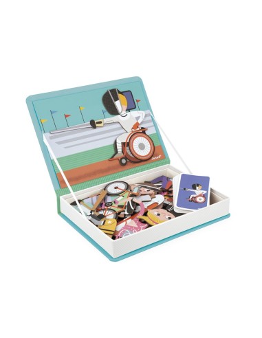 Magnetibook deportes es un juego con imanes para los más peques de la casa