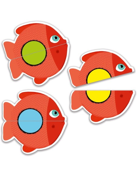 Little puzzle es un sencillo juego de asociación para los más pequeños. Editado por Djeco.