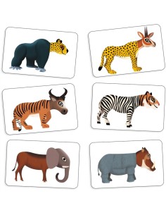 En Anijumble tenemos que ser los más rápidos en recomponer los animales de verdad 2