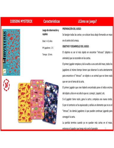 En Mysterix hay que encontrar el intruso que se ha colado en la imagen. Un juego de imaginación y rapidez