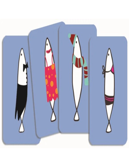 Sardines es un divertido juego familiar  de memoria de la editorial Djeco